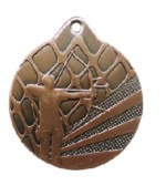 BRONZE ARCHERY MEDAL 50MM WITH CUSTOM PRINTED LABEL – ARCHERY AWARD TROPHY - Image 3