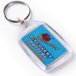 KEY RING WITH SPACE FOR INFO