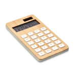 ECO-FRIENDLY BAMBOO CALCULATOR WITH CASE | 12-DIGIT DISPLAY | DUAL POWER - Image 4