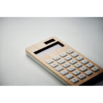 ECO-FRIENDLY BAMBOO CALCULATOR WITH CASE | 12-DIGIT DISPLAY | DUAL POWER - Image 6