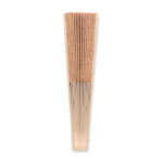 WOODEN HAND FAN WITH CORK FABRIC SHEETING - Image 8