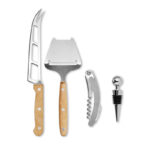 CHEESE & WINE SET MADE OF BAMBOO - Image 6