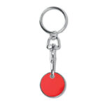 METAL TROLLEY EURO TOKEN KEYRING