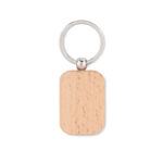 RECTANGULAR SHAPED WOODEN KEY RING - Image 3