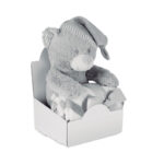 LARGE PLUSH GREY TEDDY BEAR - Image 5
