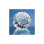 CRYSTAL GOLF BALL PAPERWEIGHT 8CM - Image 4