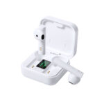 WHITE FINISH EARPHONES VINZER WITH BLUETOOTH - Image 5