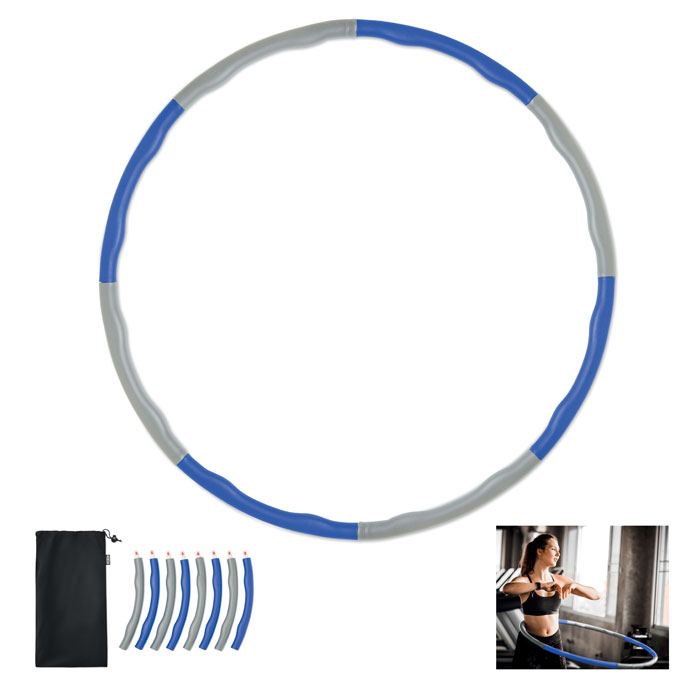 MO6294_1.jpg CAPRIOLE HULA HOOP IN RPET POUCH - Image 1