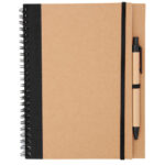 RING NOTEBOOK TUNEL SET WITH RECYCLED CARDBOARD