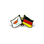 CYPRUS & GERMANY FLAG PIN - Image 3