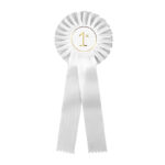 WHITE ROSETTE (PRINTING INCLUDED) - Image 2