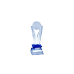 DELUXE CRYSTAL AWARD 22CM AZURE - Image 2