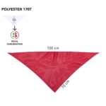 NECKERCHIEF TRIANGLE OVERSIZE SCARF