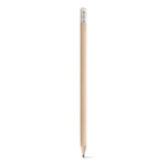 WOODEN SHARPENED PENCIL WITH RUBBER - Image 2