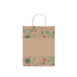 CHRISTMAS MEDIUM GIFT PAPER BAG - Image 3