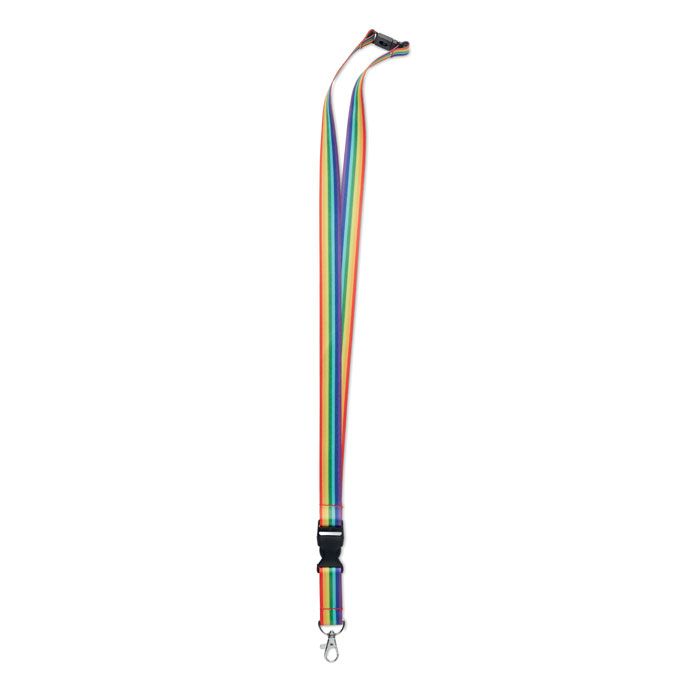 MO6423_1.jpg RAINBOW PRIDE LANYARD - Image 1