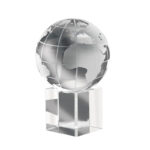 CRYSTAL GLOBE PAPERWEIGHT ON STAND 5.5CM – ELEGANT DESK GIFT - Image 4