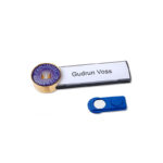 NAMEBADGE AMIGO ROUND GOLD - Image 2