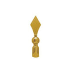 SHINY BRONZE FINISH SPEAR TOP – GOLD-LOOK FINIAL FOR FLAG STACKS | 24H DISPATCH - Image 2