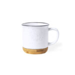 CERAMIC MUG LARRAY WITH BAMBOO BASE