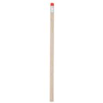 WOODEN PENCIL WITH ROUND BODY IN NATURAL FINISH - Image 5