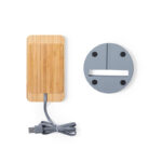 BAMBOO & CEMENT WIRELESS CHARGER WIKET - Image 2