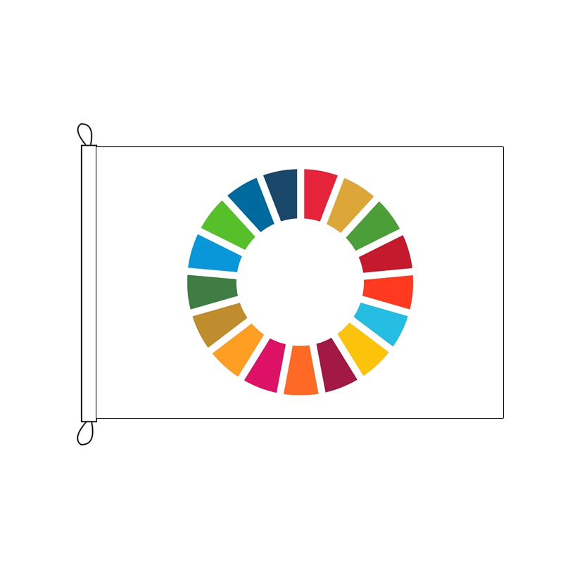F110-0095 THE 17 SUSTAINABLE DEVELOPMENT GOALS FLAG 1.5M*1M - Image 1