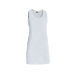 WOMEN DRESS IN WHITE MADE OF ELASTIC FABRIC - Image 2