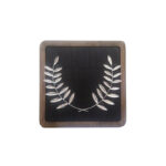 HANDMADE SILVER OLIVE WREATH 23CMX23CM - Image 2