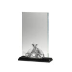PREMIUM GOLF CRYSTAL TROPHY 23CM (OUTLET) – CUSTOM ENGRAVED W/ GIFT BOX - Image 2