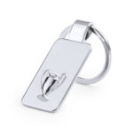 METAL TROPHY KEYRING IN BRILLIANT SILVER FINISH - Image 3