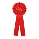 RED ROSETTE (PRINTING INCLUDED) - Image 3