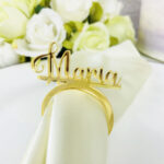 CUSTOM NAPKIN PLEXIGLASS RINGS