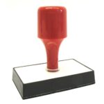 RECTANGLE PRE-INKED STAMP 7X1CM - Image 2