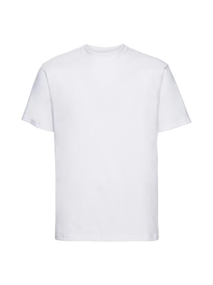 29076 RUSSELL CLASSIC WHITE T-SHIRT PLUS SIZES - Image 1