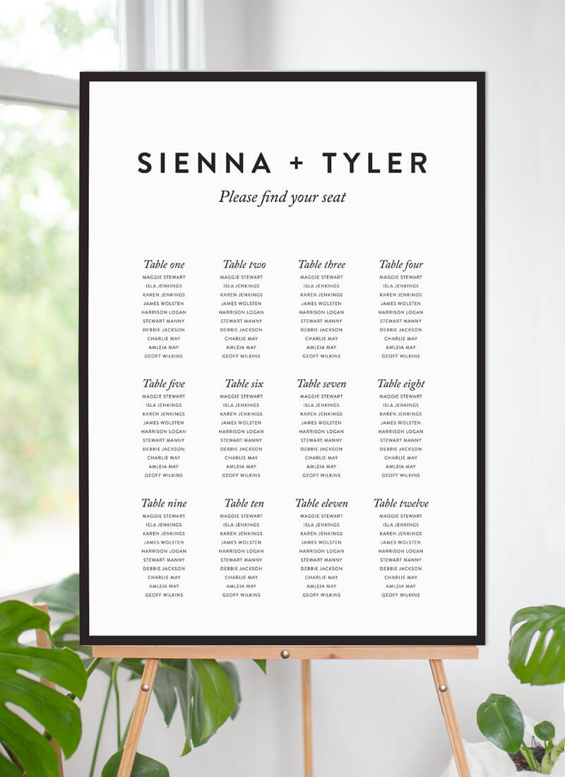 HT2393 SEATING ARRANGMENT 84CM*59CM - Image 1