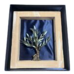 WOODEN FRAME WITH A HANDMADE OLIVE TREE