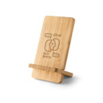 WIRELESS CHARGER AND BAMBOO SMARTPHONE HOLDER - Image 2