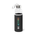 GLASS STAINLESS STEEL BOTTLE RAISE 520ml