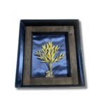 OLIVE TREE IN WOODEN FRAME