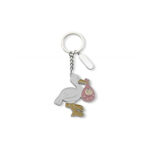 CHRISTENING KEYRING IN PINK - Image 2