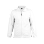 WHITE FLEECE JACKET HIZAN – UNISEX POLAR FLEECE JACKET FOR COLD WEATHER COMFORT - Image 4