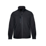 THERMASHIELD SOFTSHELL JACKET – BLACK WINTER WITH WATERPROOF POCKETS - Image 2