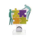 ARTISTIC BUILDING SUCCSS PLEXIGLASS AWARD 25CM - Image 2