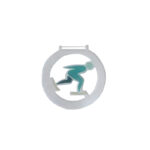 ICE SKATING PLEXIGLASS MEDAL - Image 2