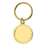GOLD KEY RING WITH WREATH DETAILS - Image 2
