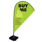 TEARDROP FLAG 3M (FLAG, POLE, BASE) - Image 2