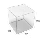 ACRYLIC CLEAR BOX 12.5 x 12.5 x 12.5 CM - Image 2