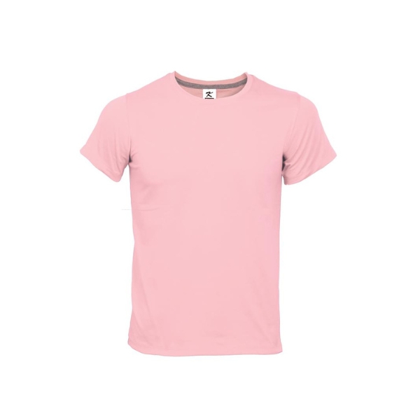 KYC155.LIGHTPINK LIGHT PINK COTTON T-SHIRT FOR KIDS - Image 1