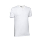 WHITE FIT T-SHIRT WITH NECKLINE DETAIL - Image 2